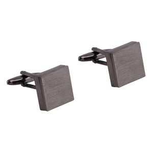 Metallic Black Cufflink for Formal Event, Gifting, Groomsmen, Wedding Attire